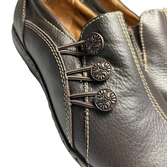 Thom McAn Melba Brown Leather Slip On Loafers Sz 7.5 - Picture 4 of 11